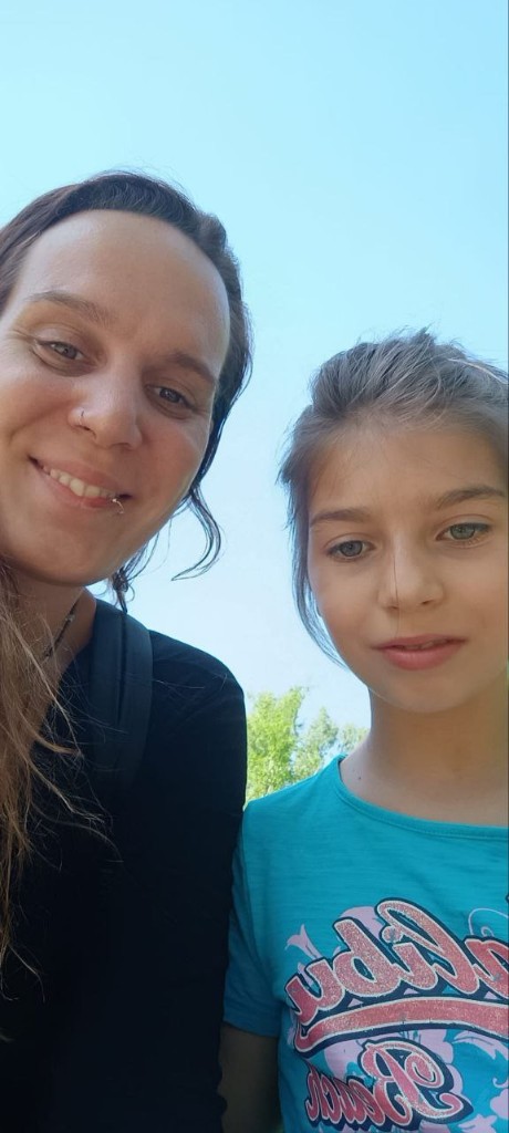 Romana with a child — a shared moment